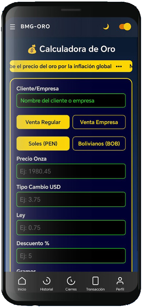 BMGOro App